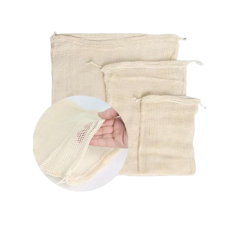 Cotton Mesh Produce Bags